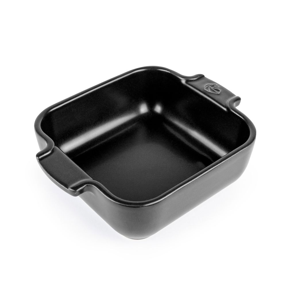 Plat à four carré noir 18 cm - Visuel 0